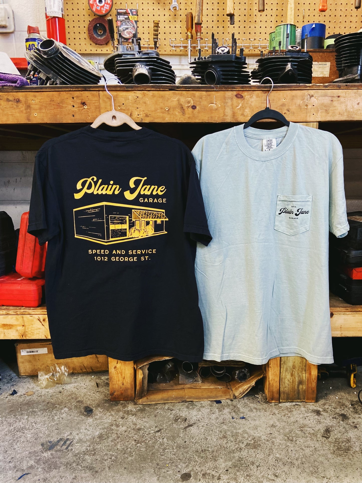 Speed and Service Pocket Tee